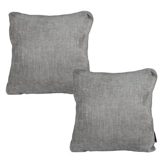 Foto 1 | Set De 2 Cojines Decorativos Dicasa Cuadrado Grandecolor Gris Oscuro