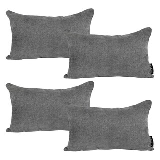 Foto 1 | Set De 4 Cojines Riñoneras Decorativas Dicasa Rectangularcolor Dark Grey