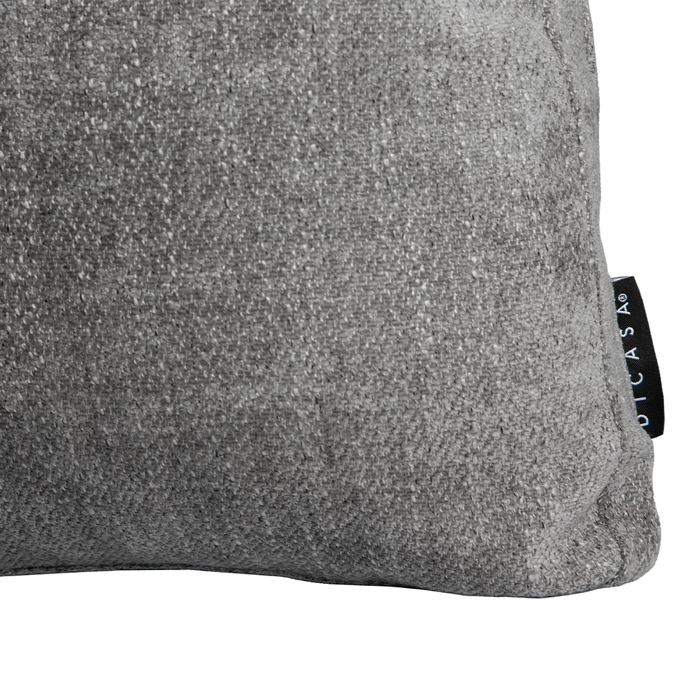 Foto 4 | Set De 3 Cojínes Dicasa 1 Rectangular Y 2 Cuadrados Grandes Color Gris Oscuro