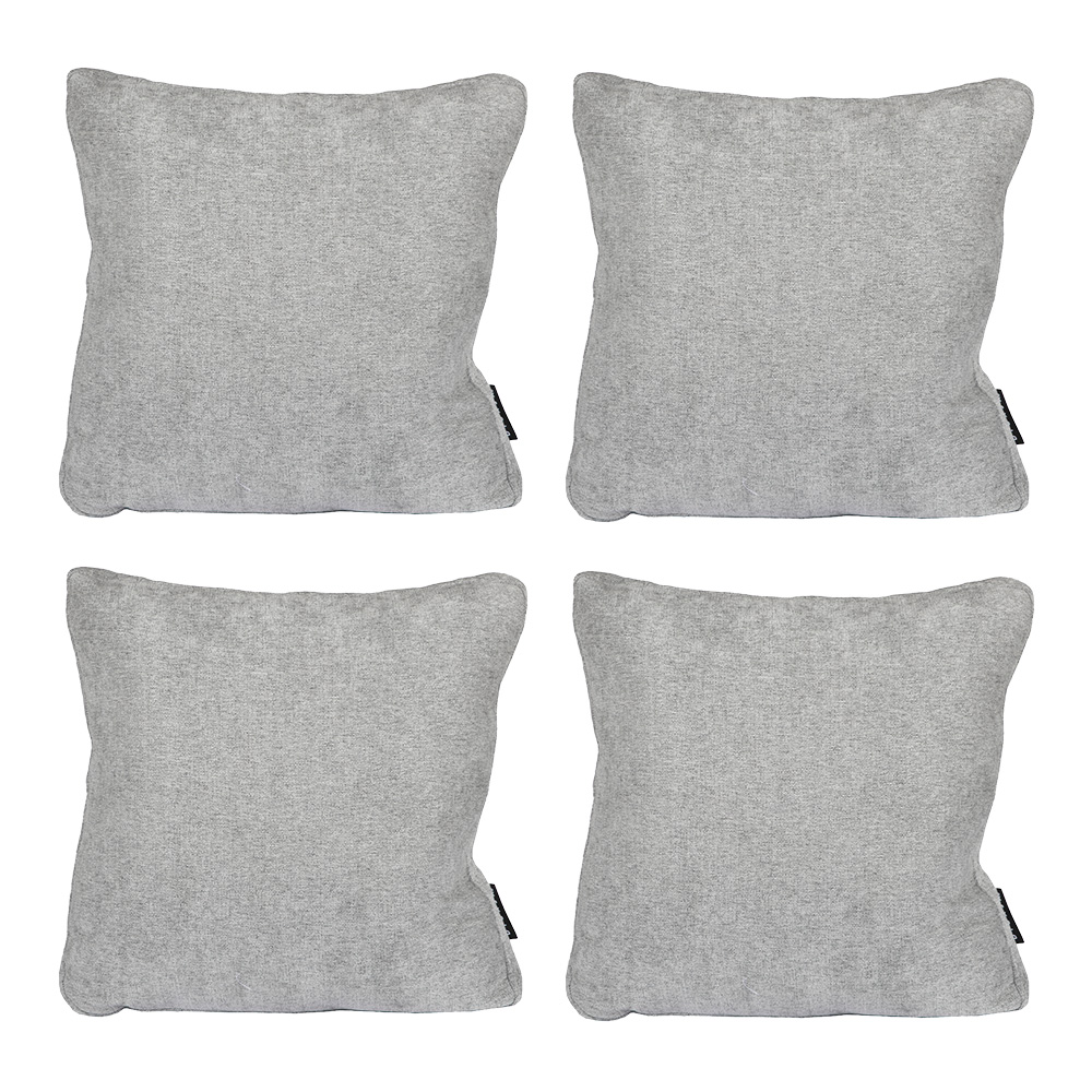 Foto 1 | Set De 4 Cojines Decorativos Dicasa Cuadrado Grandetapizgris Duk