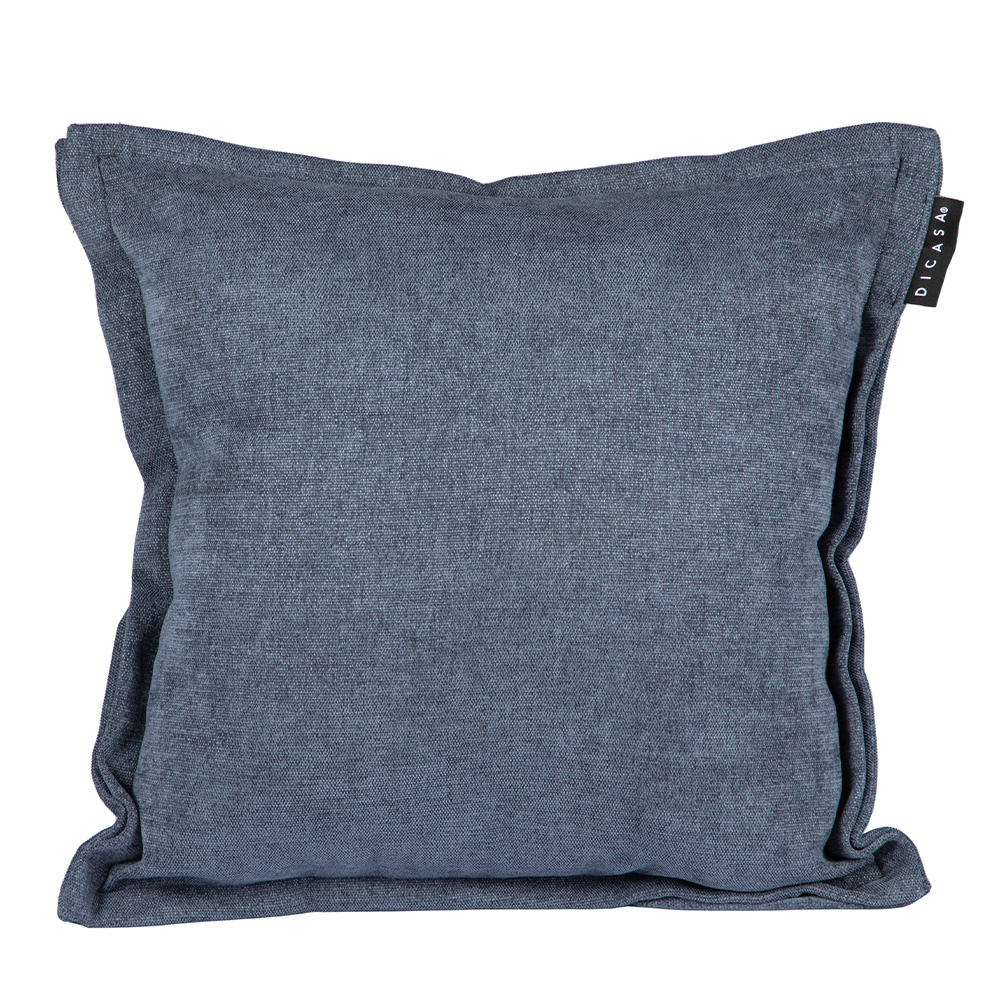 Cojín Decorativo Dicasa Cuadrado Tapizsteel Blue