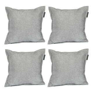 Foto 1 | Set De 4 Cojines Decorativos Dicasa Cuadradocolor Gris Duk