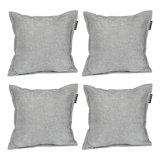 Foto 1 | Set De 4 Cojines Dicasa Kappa Color Gris Duk Cuadrado