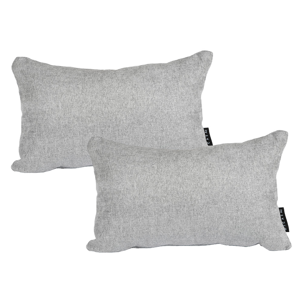 Foto 1 | Set De 2 Cojines Riñoneras Dicasa Delta Color Gris Duk  Rectangular