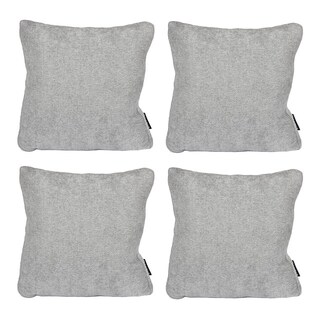 Foto 1 | Set De 4 Cojines Dicasa Color Gris Duk Cuadrado Grande