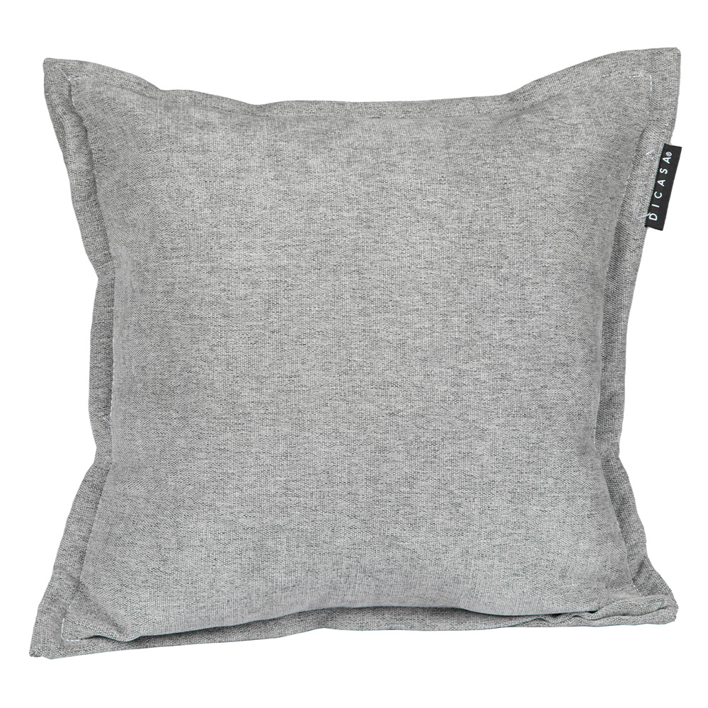 Foto 2 | Set De 2 Cojines Dicasa Kappa Zita Color Gris Duk  (1 Cuadrado + 1 Cuadrado Grande)