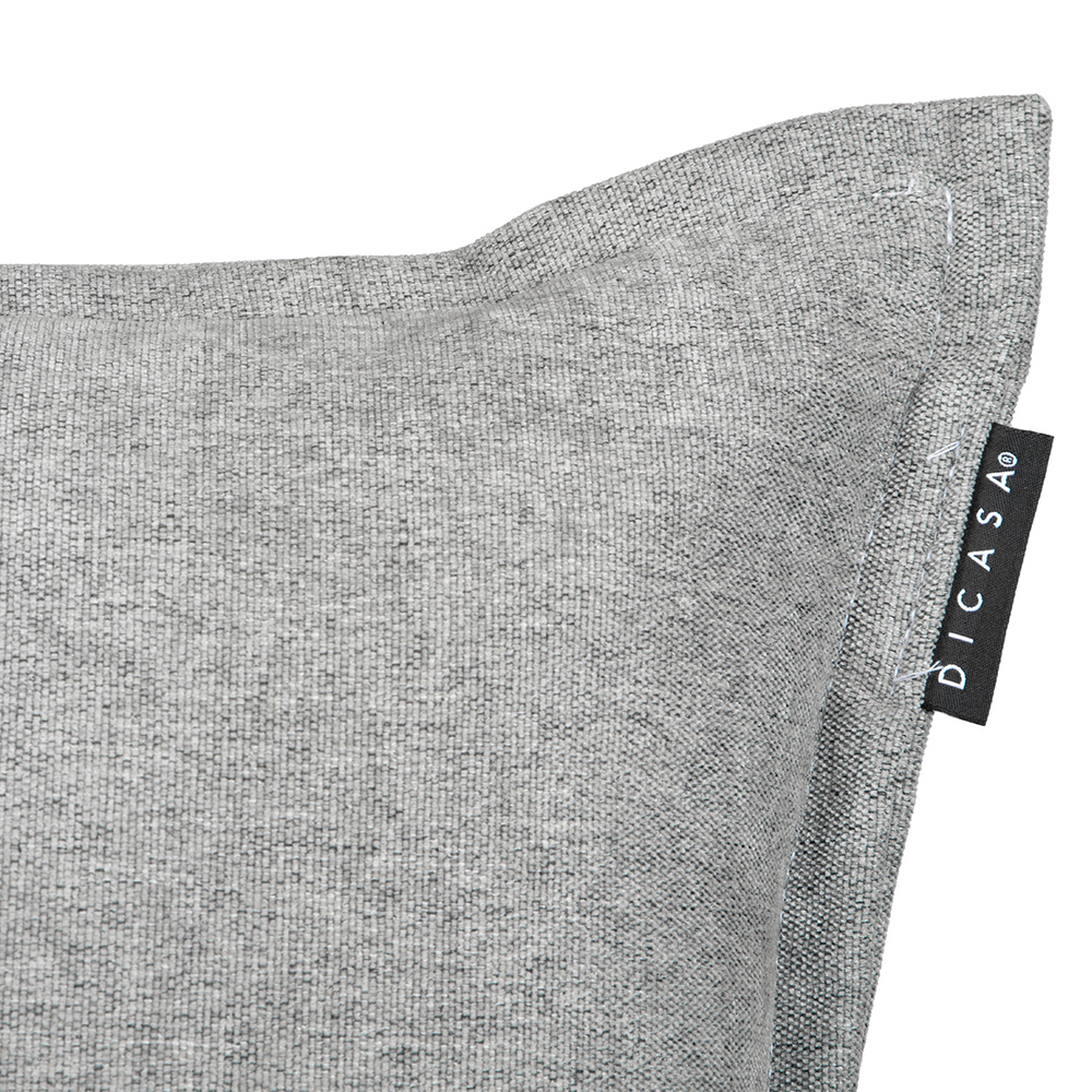 Foto 4 | Set De 2 Cojines Dicasa Kappa Zita Color Gris Duk  (1 Cuadrado + 1 Cuadrado Grande)