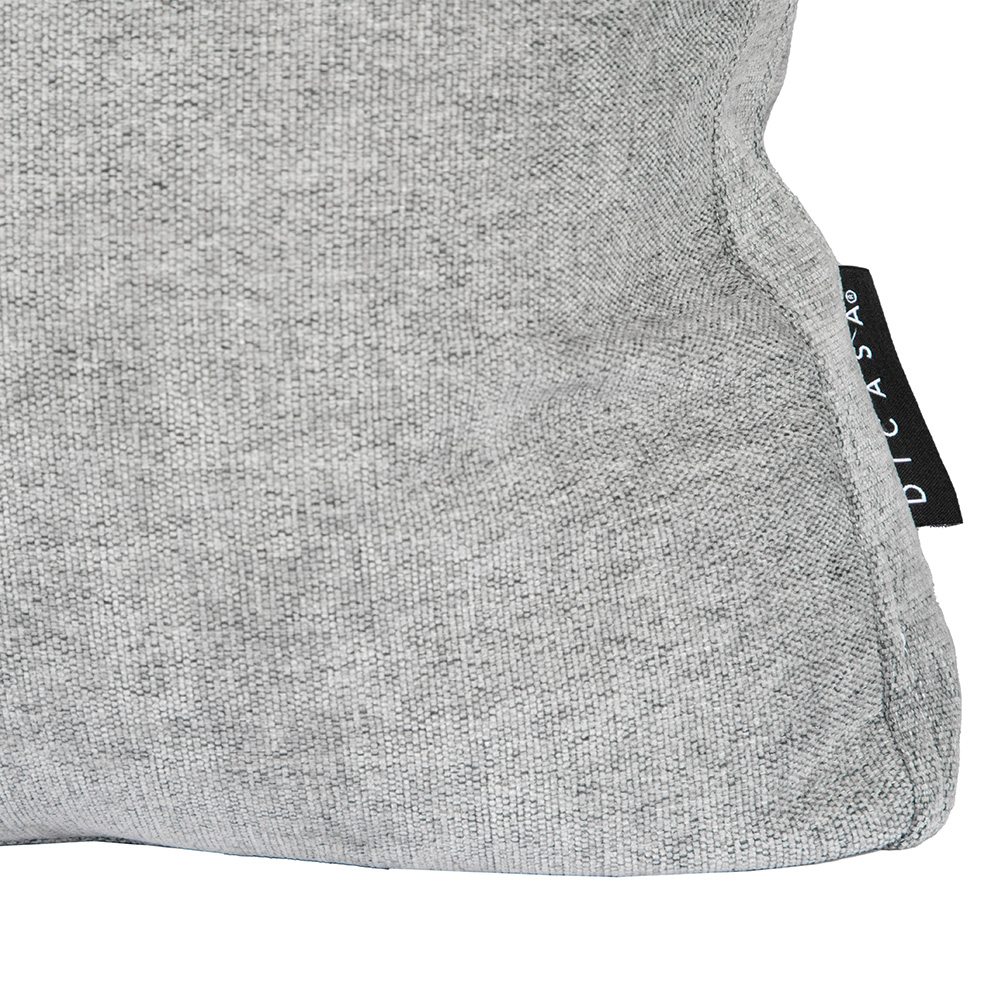 Foto 8 pulgar | Set De 2 Cojines Dicasa Kappa Zita Color Gris Duk  (1 Cuadrado + 1 Cuadrado Grande)