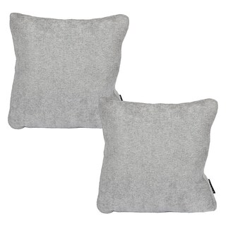 Foto 1 | Set De 2 Cojines Dicasa Zita Color Gris Duk Cuadrado Grande