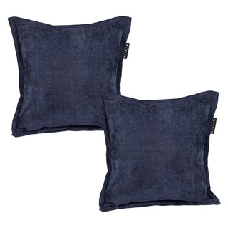 Foto 1 | Set De 2 Cojines Decorativos Dicasa Kappa Steel Blue Cuadrado