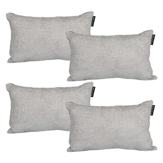 Foto 1 | Set De 4 Cojines Riñoneras Decorativas Dicasa Delta Gris Nickel Rectangular