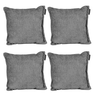 Foto 1 | Set De 4 Cojines Decorativos Dicasa Kappa Gris Shadow Cuadrado