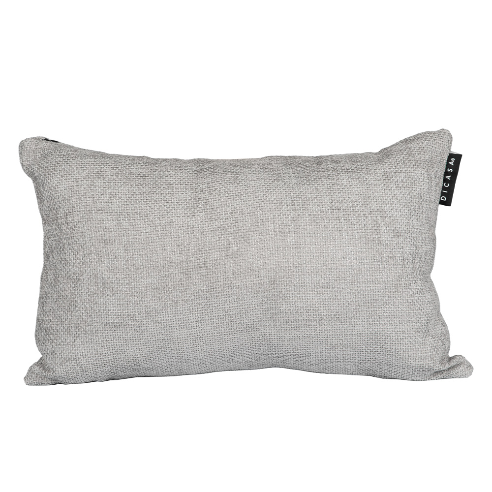 Foto 2 pulgar | Cojín Riñonera Decorativa Dicasa Delta Gris Nickel Rectangular