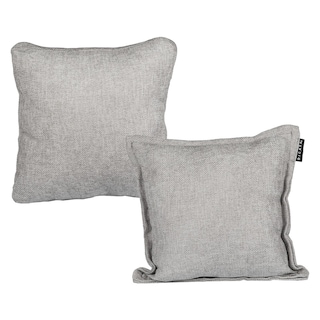 Foto 1 | Set De 2 Cojines Decorativos Dicasa Kappa Zita Gris Nickel 1 Cuadrado + 1 Cuadrado Grande