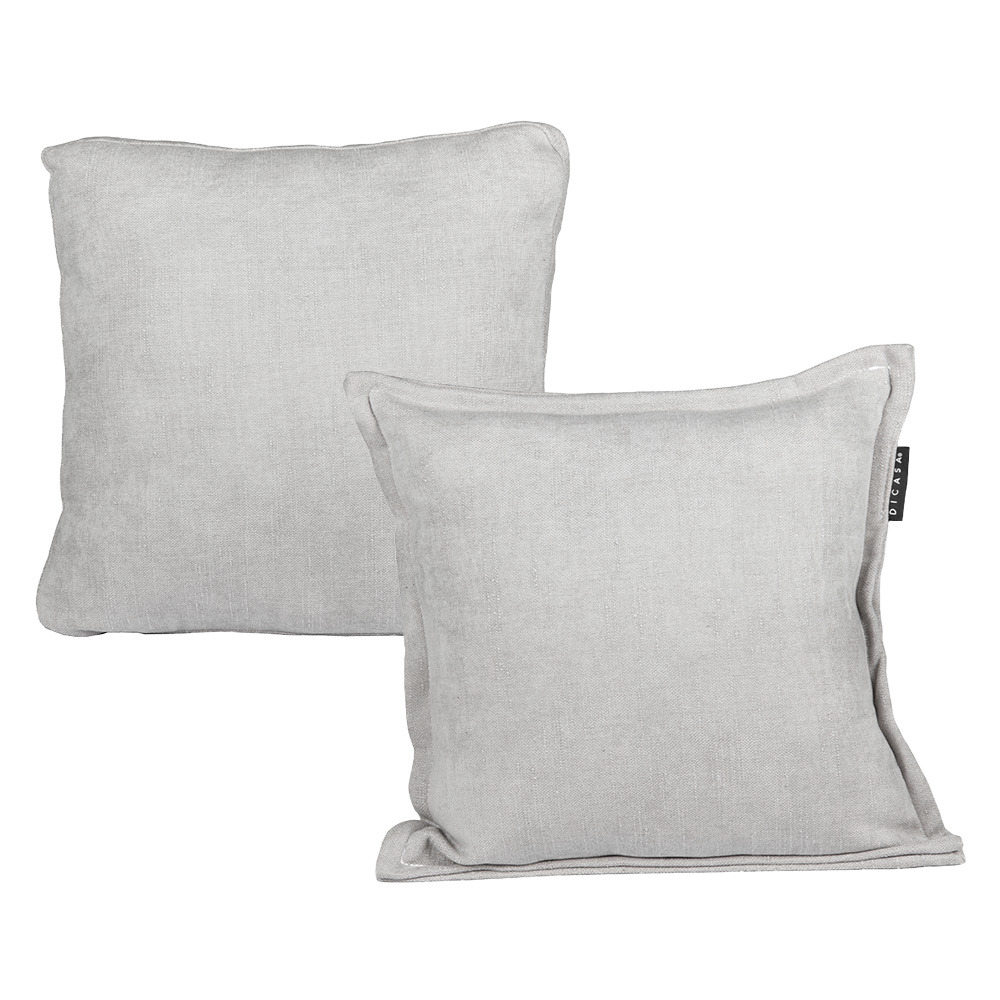 Foto 2 pulgar | Set De 2 Cojines Decorativos  Dicasa Kappa Zita Gris Ash 1 Cuadrado + 1 Cuadrado Grande