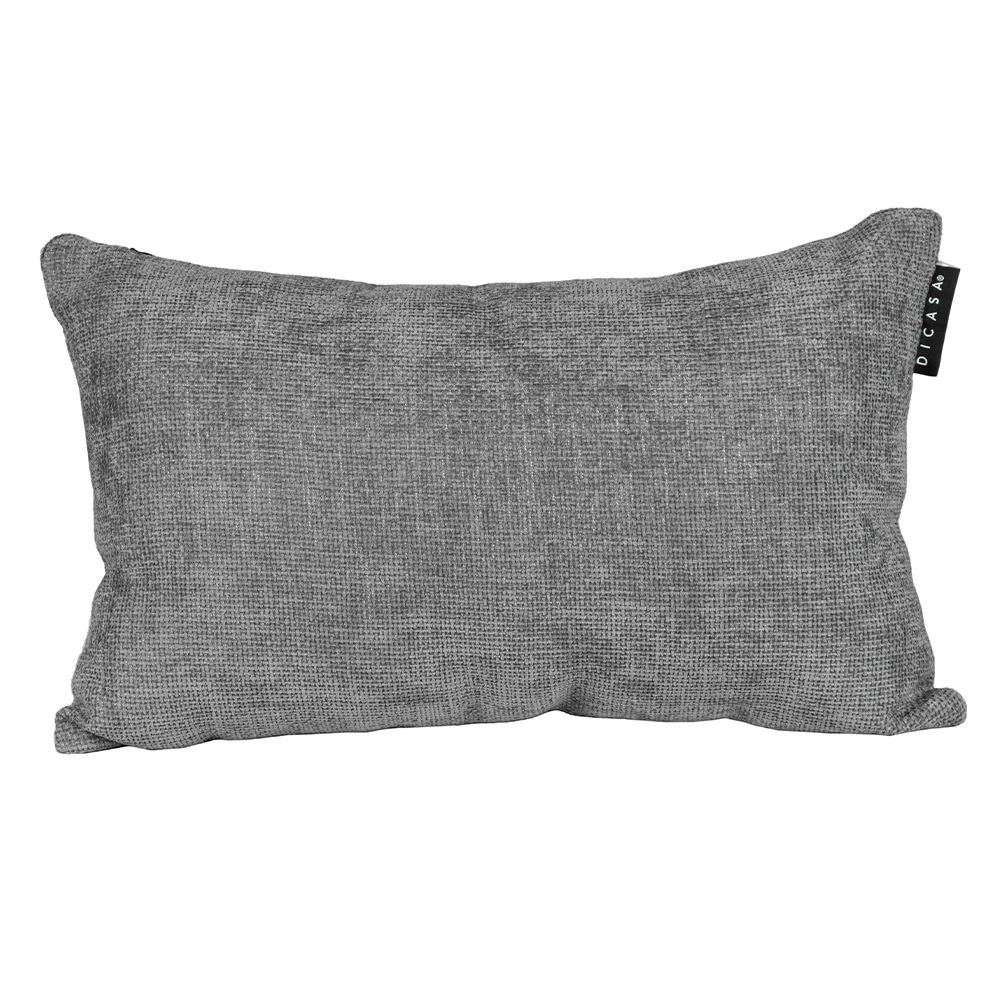 Foto 1 | Cojín Riñonera Decorativa Dicasa Delta Gris Shadow Rectangular