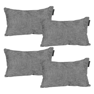 Foto 1 | Set De 4 Cojines Riñoneras Decorativas Dicasa Delta Gris Shadow Rectangular