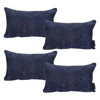 Foto 1 | Set De 4 Cojines Riñoneras Decorativas Dicasa Delta Steel Blue Rectangular