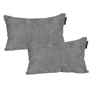 Foto 1 | Set De 2 Cojines Riñoneras Decorativas Dicasa Delta Gris Shadow Rectangular