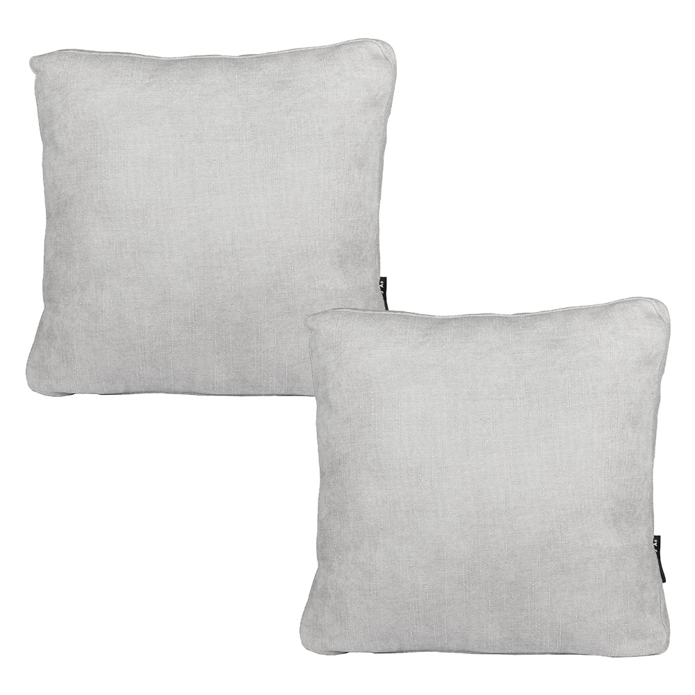 Foto 2 pulgar | Set De 2 Cojines Decorativos Dicasa Zita Gris Ash Cuadrado Grande