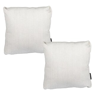 Foto 1 | Set De 2 Cojines Dicasa Zita Color Blanco Cuadrado Grande