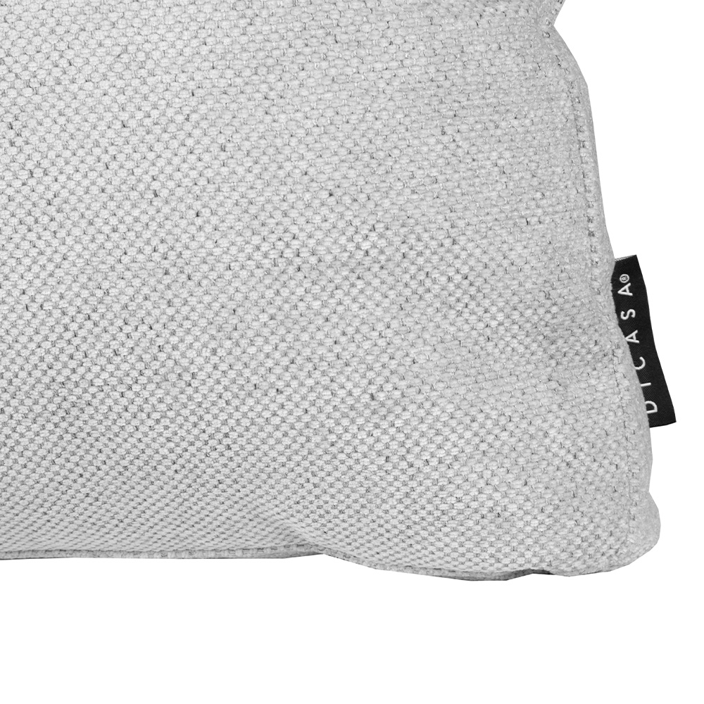 Foto 5 pulgar | Set De 3 Cojines Dicasa Delta Zita Color Gris Dolphin(1 Rectangular Y 2 Cuadrados Grandes)