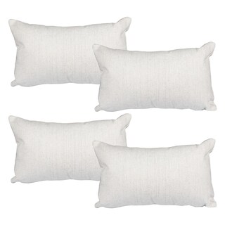 Foto 1 | Set De 4 Cojines Riñoneras Dicasa Delta Color Blanco Rectangular