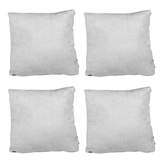Foto 1 | Set De 4 Cojines Dicasa Zita Color Gris Dolphin Cuadrado Grande