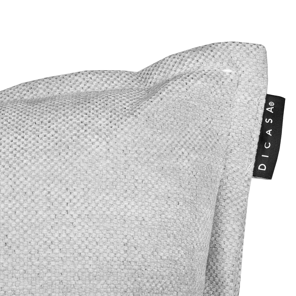 Foto 4 | Set De 3 Cojines Dicasa Kappa Delta Color Gris Dolphin(2 Cuadrados + 1 Rectangular)