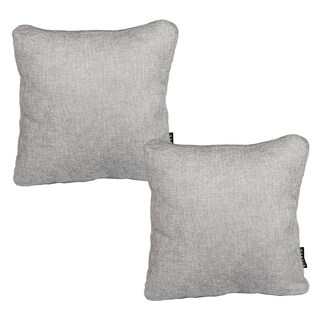 Foto 1 | Set De 2 Cojines Decorativos Dicasa Zita Gris Nickel Cuadrado Grande