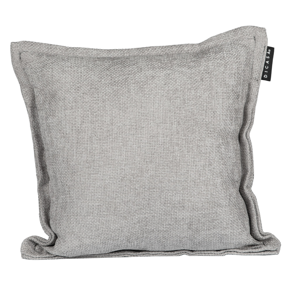Foto 2 pulgar | Cojín Decorativo Dicasa Kappa Gris Nickel Cuadrado