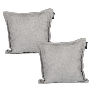Foto 1 | Set De 2 Cojines Decorativos Dicasa Kappa Gris Nickel Cuadrado