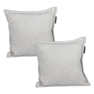Foto 1 | Set De 2 Cojines Dicasa Kappa Color Gris Ash Cuadrado