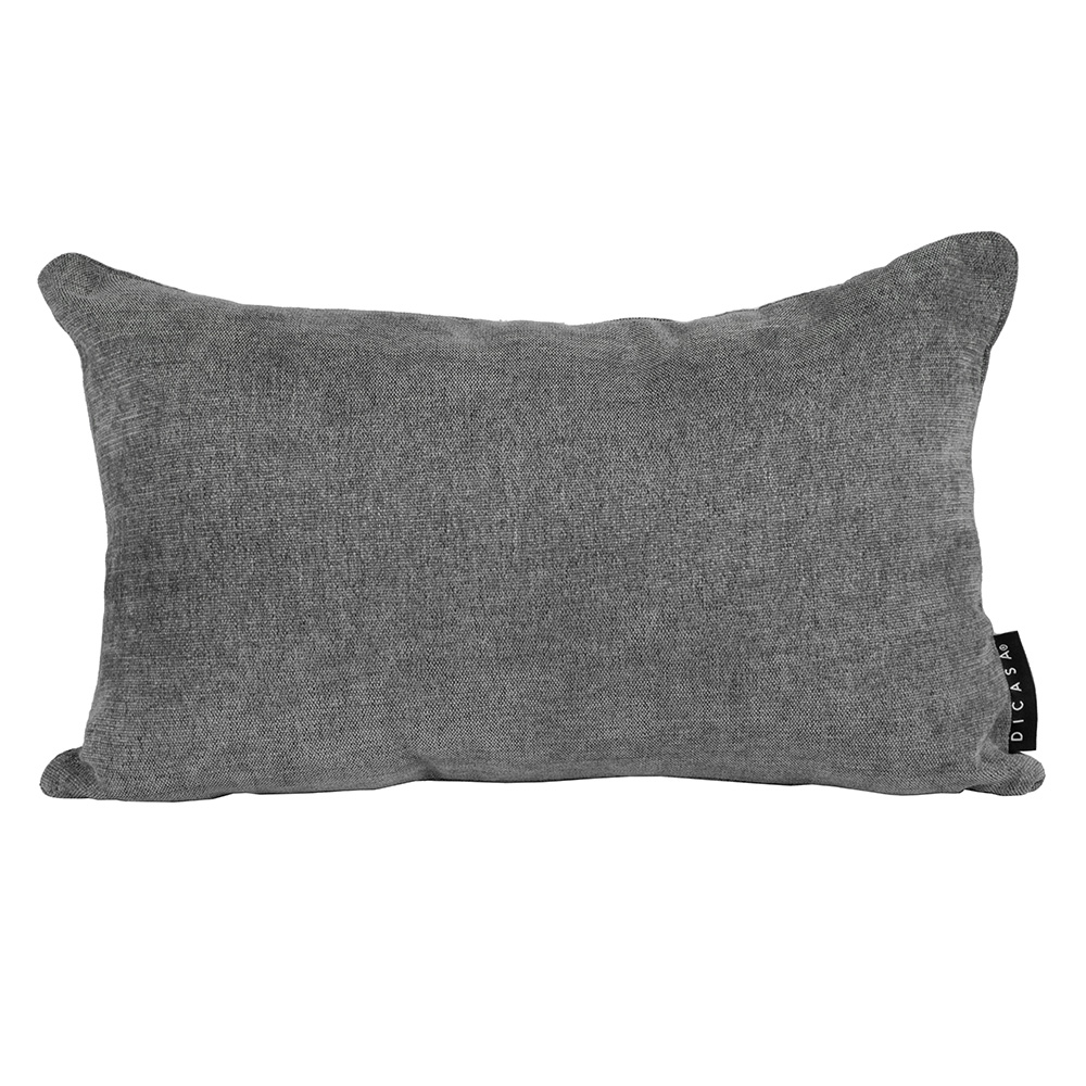 Foto 5 | Set De 3 Cojines Dicasa Kappa Delta Color Dark Grey(2 Cuadrados + 1 Rectangular)