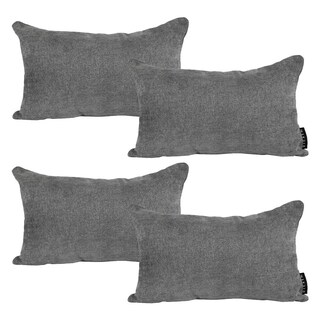 Foto 1 | Set De 4 Cojines Riñoneras Dicasa Delta Color Dark Grey Rectangular