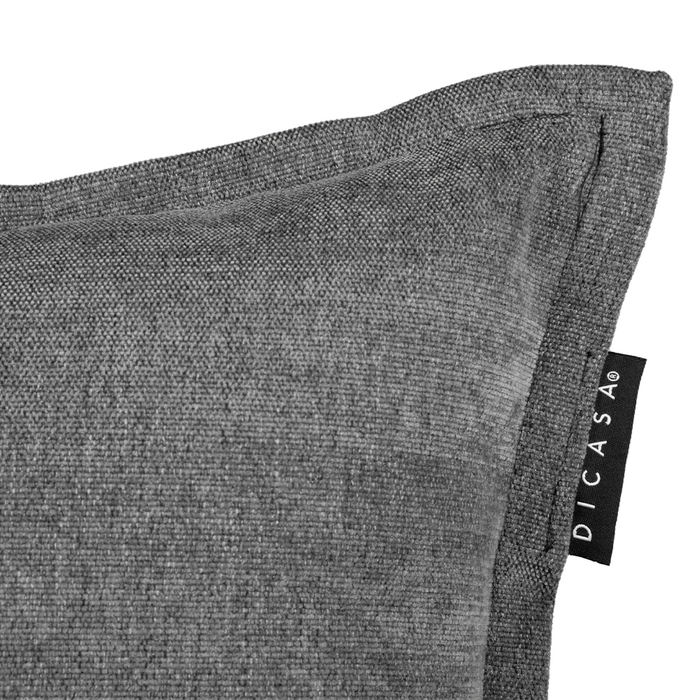 Foto 5 pulgar | Set De 2 Cojines Dicasa Kappa Color Dark Grey Cuadrado