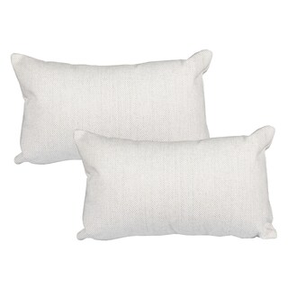 Foto 1 | Set De 2 Cojines Riñoneras Dicasa Delta Color Blanco Rectangular