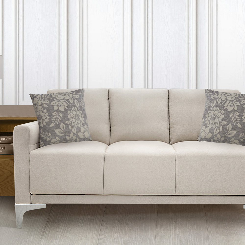 Foto 3 pulgar | Cojines Decorativos Elefantito Hogar Color Lila Silver 45 X 45 Tela Jacquard