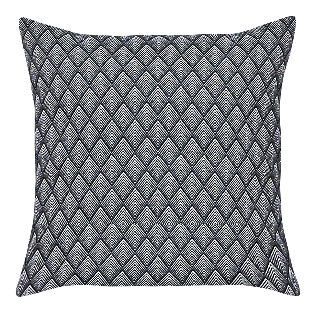 Foto 5 pulgar | Cojines Decorativos Elefantito Hogar Grafito Color Gris 45 X 45 Tela Jacquard