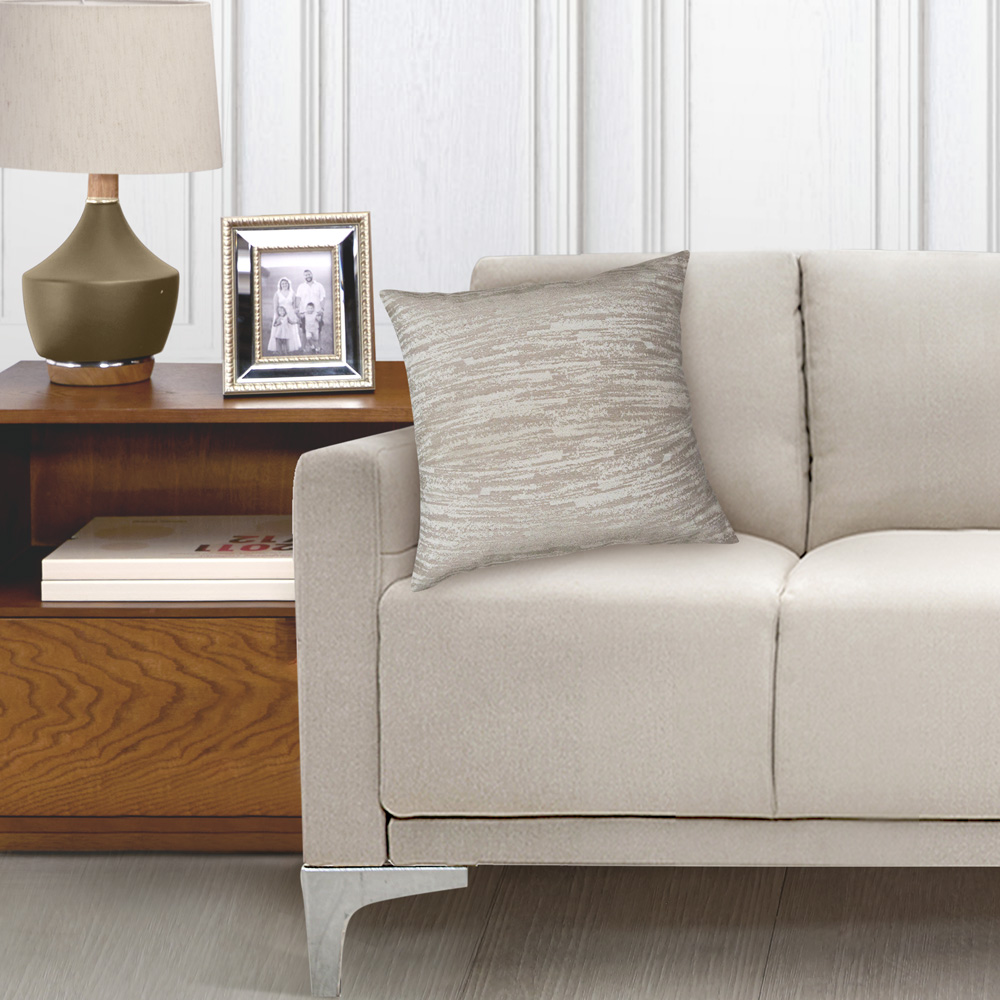 Foto 4 pulgar | Cojines Decorativos Elefantito Hogar Belebey  Color Beige 45 X 45 Tela Jacquard