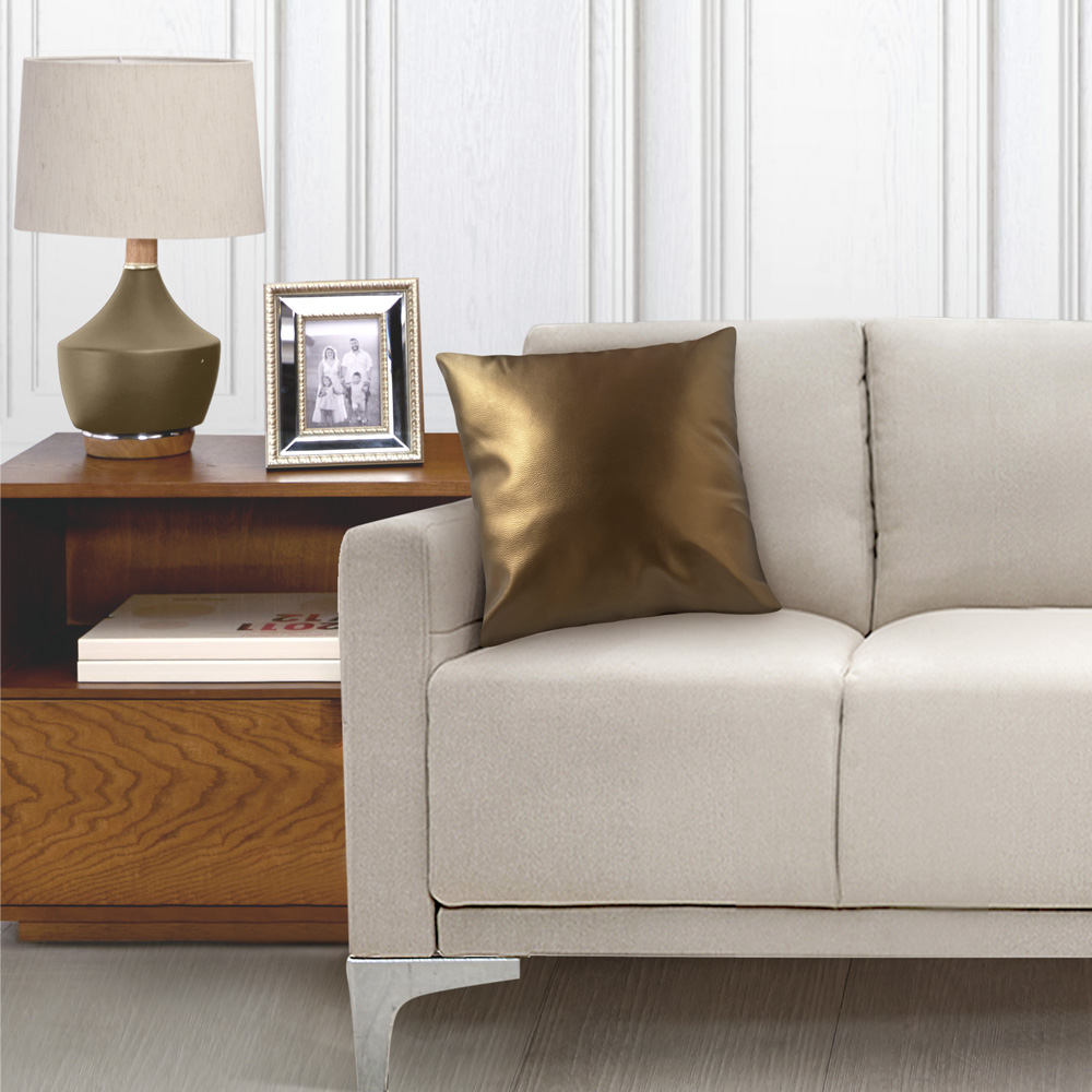 Foto 4 pulgar | Cojines Decorativos Elefantito Hogar Color Cobre 45 X 45 Tela Jacquard