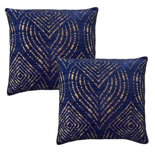 Foto 1 | Cojines Decorativos Elefantito Hogar Agrabah Color Azul Marino 45 X 45 Tela Jacquard