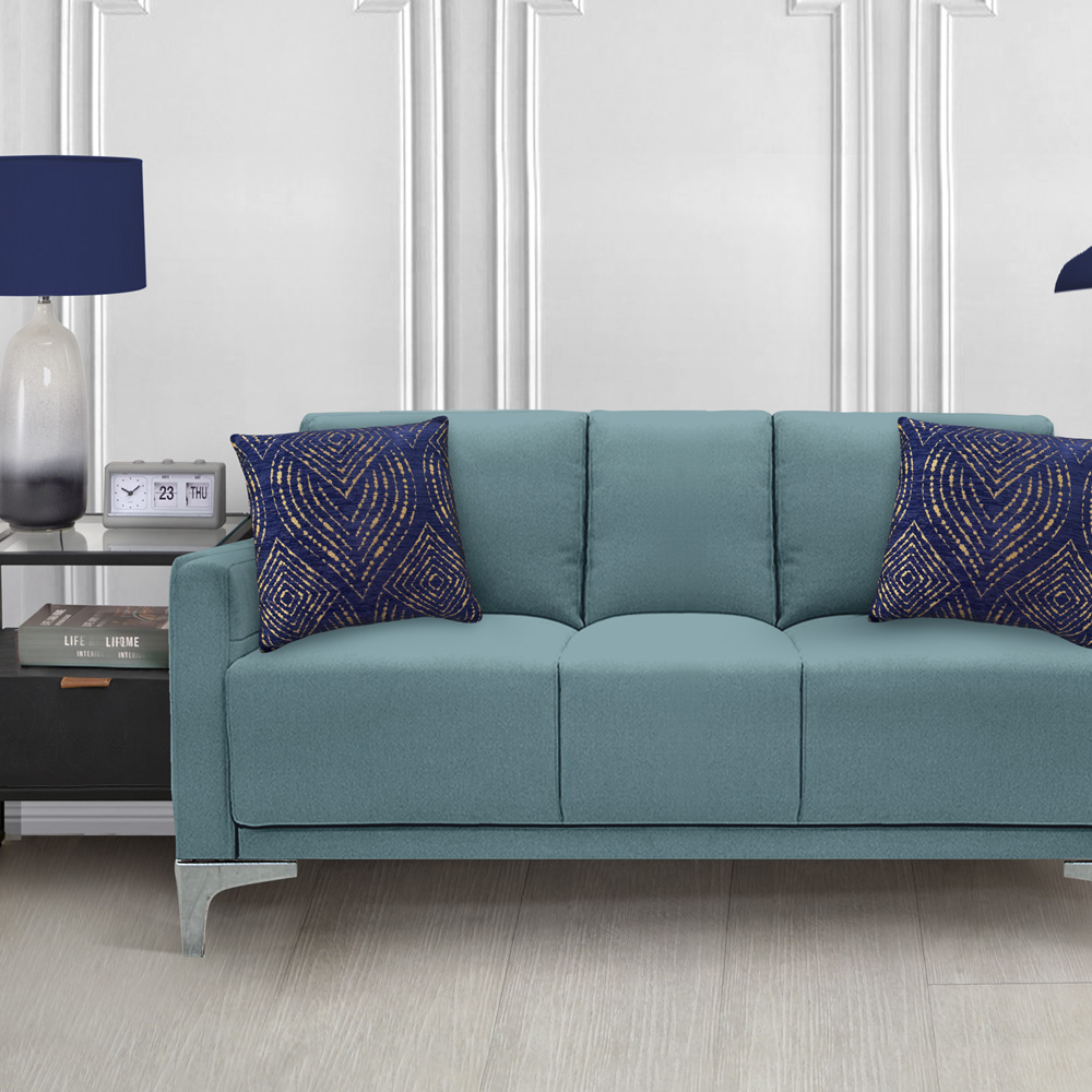 Foto 3 pulgar | Cojines Decorativos Elefantito Hogar Agrabah Color Azul Marino  45 X 45 Tela Jacquard
