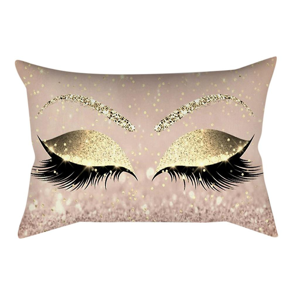 Foto 2 pulgar | Funda De Cojín Huoguo Eyelash Out Soft Velvet 30 X 50 Cm Marble - Venta Internacional.