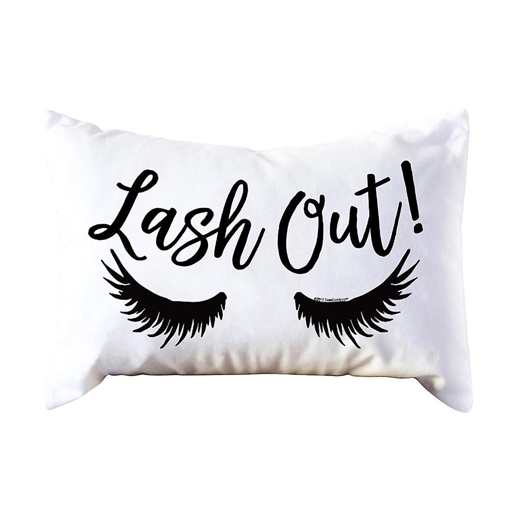 Foto 1 | Funda De Cojín Huoguo Eyelash Out Soft Velvet 30 X 50 Cm  Color Rosa - Venta Internacional.