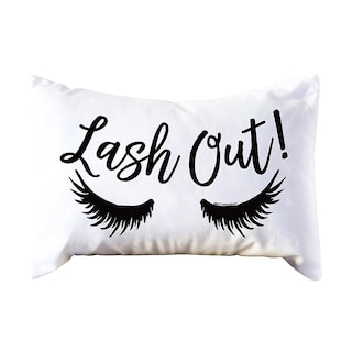 Foto 1 | Funda De Cojín Huoguo Eyelash Out Soft Velvet 30 X 50 Cm Color Rosa - Venta Internacional.