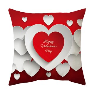 Foto 2 | Almohada Huoguo De Piel De Melocotón Para El Día De San Valentín 45 Cm X 45 Cm - Venta Internacional.