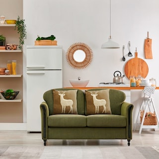 Foto 3 | Ilios Innova | Set 4 Fundas Decorativas De Terciopelo Con Alce Afelpado Cremallera Oculta. Perfectas Para Sala Y Hogar.