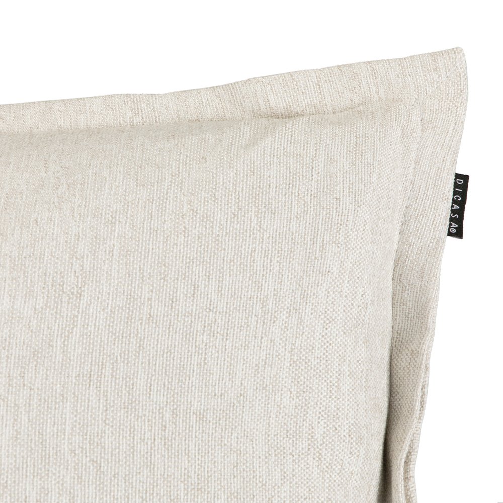 Foto 4 | Set De 3 Cojines Dicasa Kappa Delta Color Beige Claro(2 Cuadrados + 1 Rectangular)