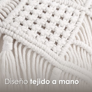 Foto 7 | Set De 2 Fundas Para Cojín Boho Beige Ilios Innova Hechas A Mano Diseño Artesanal Para Sala O Dormitorio